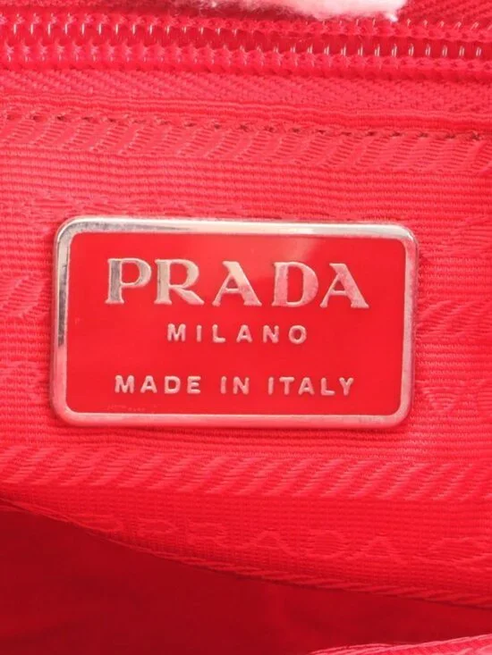 Prada Tessuto Nylon Triangle Logo Shoulder Bag - Picture 7 of 9